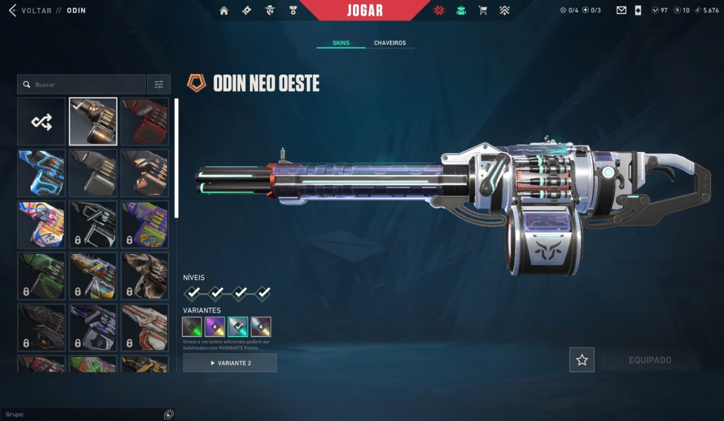 Conta valorant com +4000 gastos em skins e passes. Dono único 100% seguro