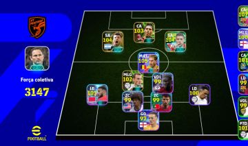 Conta Efootball 3147 de Força! de Bruyne 105 + Craques! Lampard Incluso!