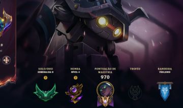 Conta LOL esmeralda lvl 586, full champs, 283 skins