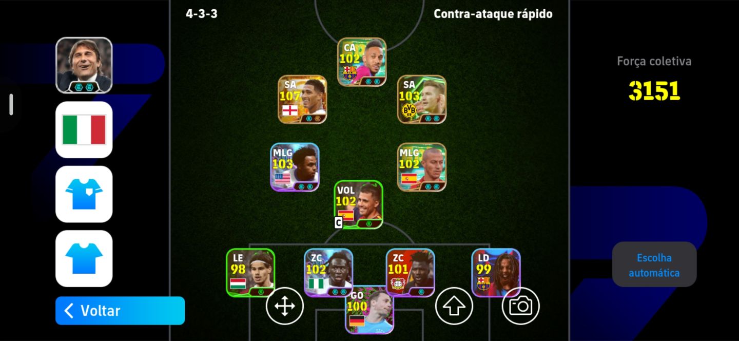CONTA EFOOTBALL INICIANTE COM BELLINHAM BIG TIME