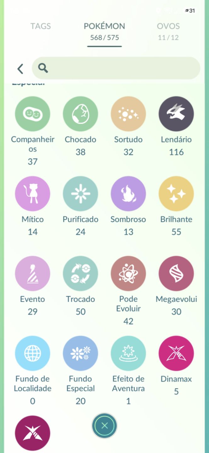 CONTA POKÉMON GO COLEÇÃO RARA E COMPLETA! INFORMAÇÕES DA CONTA Níve