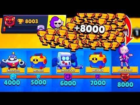 ELOJOB + PUSH DE TROFÉUS + DOMÍNIOS (BRAWL STARS)