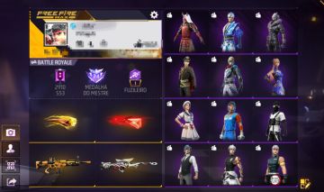 CONTA FREE FIRE NO PRECINHO CALÇA ANGELICAL AZUL E MUITO MAIS, CONFIRA