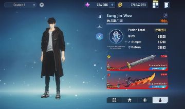 Conta Solo Leveling Arise (End Game)