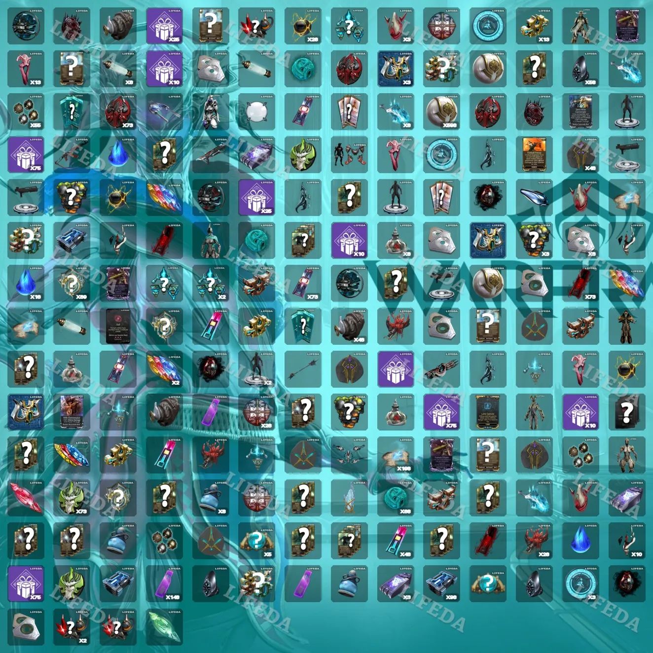 WARFRAME TWITCH DROPS / ITEMS/CREDITOS/SLOTS/RECURSOS [ENTREGA RAPIDA]