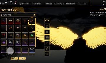 Conta de ato com p5 com intens aleatório e garantido uma angel wing
