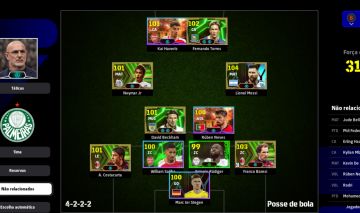 EFootball 27 | Conta Steam FULL 314 Força | Messi 104 + Neymar 101 + Beckham 101
