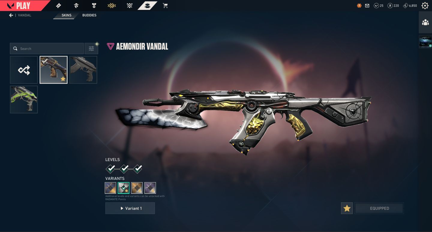 CONTA VALORANT - MUITAS SKINS - PREÇO BAIXO