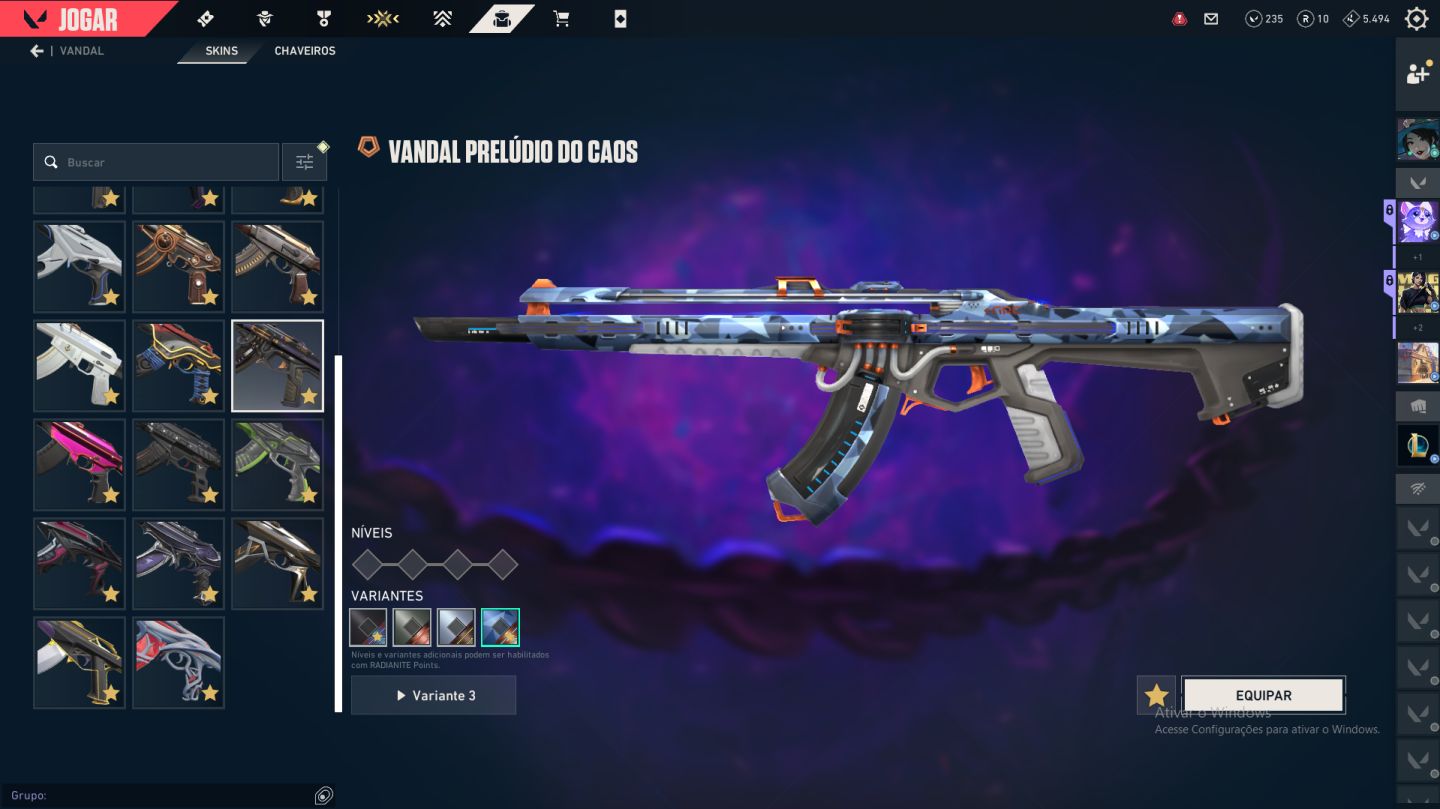CONTA VALORANT +R$6.000 INVESTIDOS | MUITAS SKINS