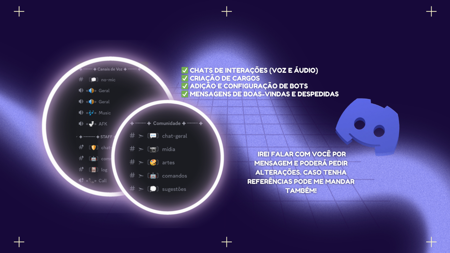 CRIO SEU SERVIDOR DO DISCORD [EM ATÉ 24 HORAS]