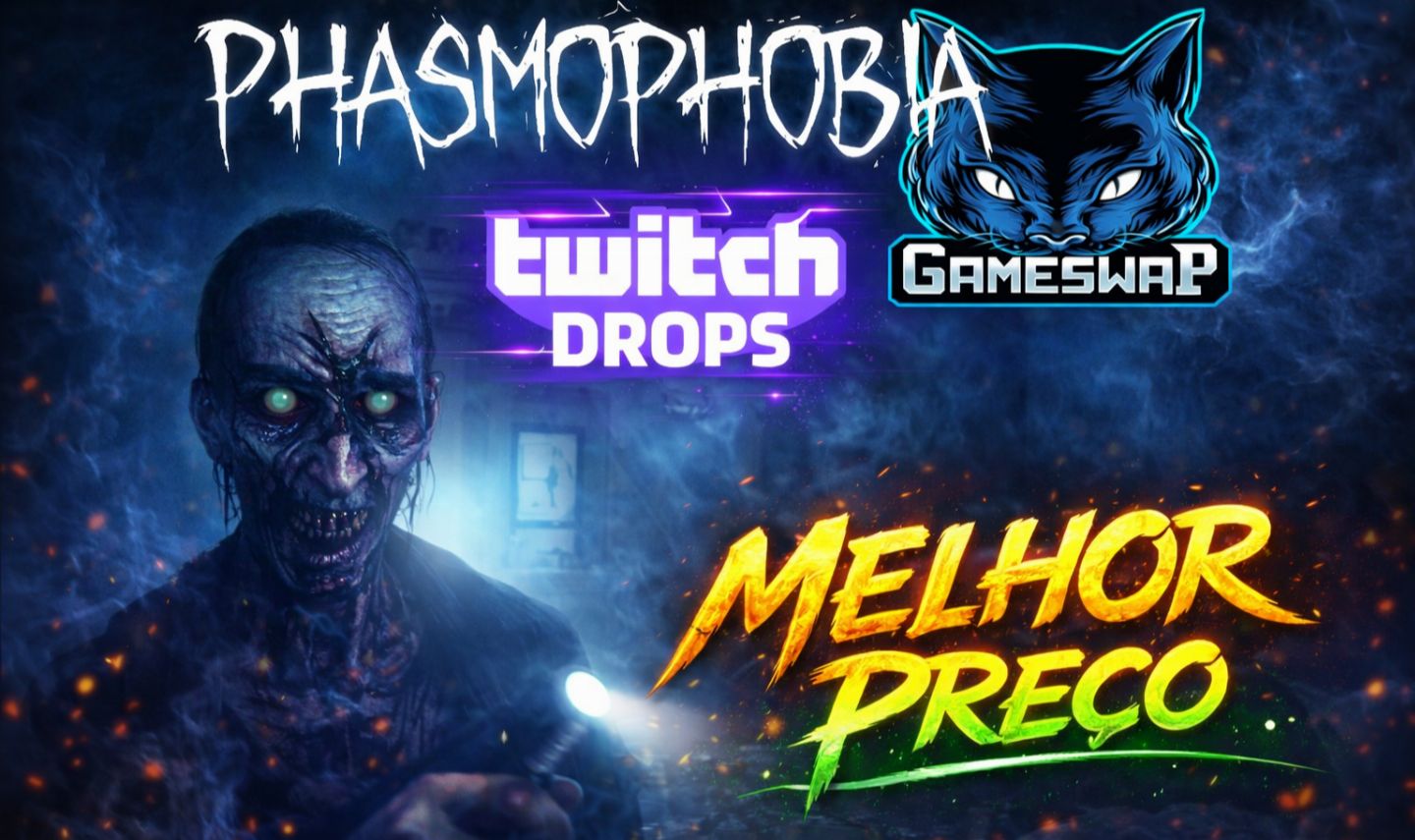 Phasmophobia Twitch Drops [melhor preço/entrega rápida] Animated/Holo ID+Badges