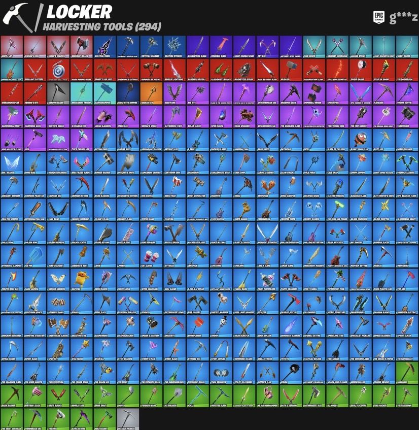 CONTA FORTNITE 218 SKINS + 2.350 V-BUCKS (Valor negociável)