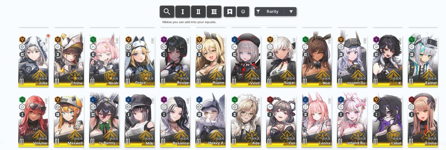 [Conta GODDESS OF VICTORY: NIKKE] 2B, EVE+Cinderella, Liter e Alice+60 SSR