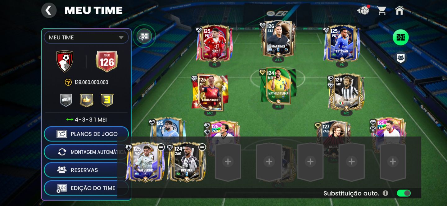 CONTA FC MOBILE GER 126 | CAMPEÃO NO DUELO DE ATAQUES