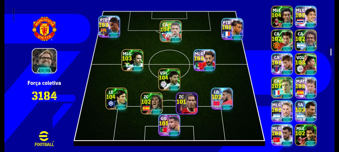 Conta efootball muito forte