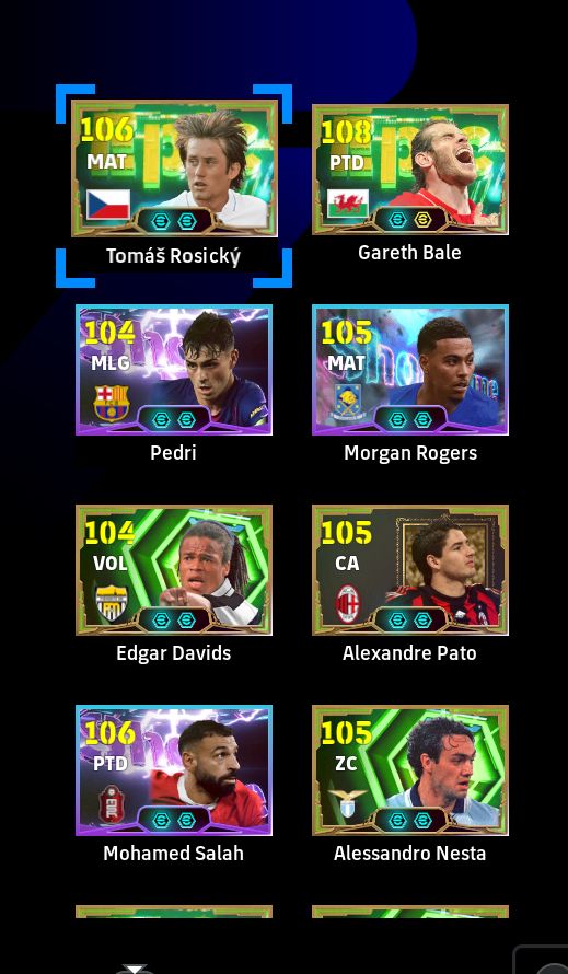 CONTA eFOOTBALL XBOX/PC 3294 FORÇA COLETIVA | MESSI 108, DEL PIERO 108, GEORGE B