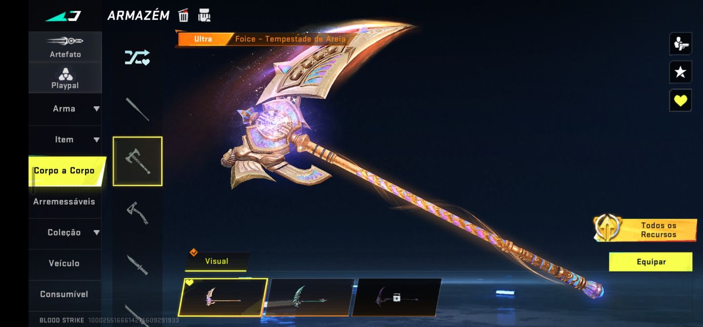 Conta BloodStriker | Armas Eterna | Armas Ultra | Skins de colab e Muito Mais