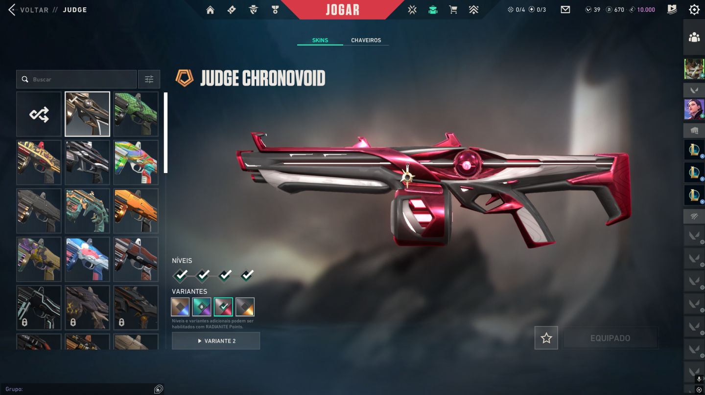 Conta Valorant (peak asc2) com skins