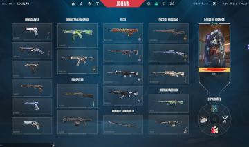 CONTA VALORANT COM MUITAS SKINS + LOL 173 SKINS