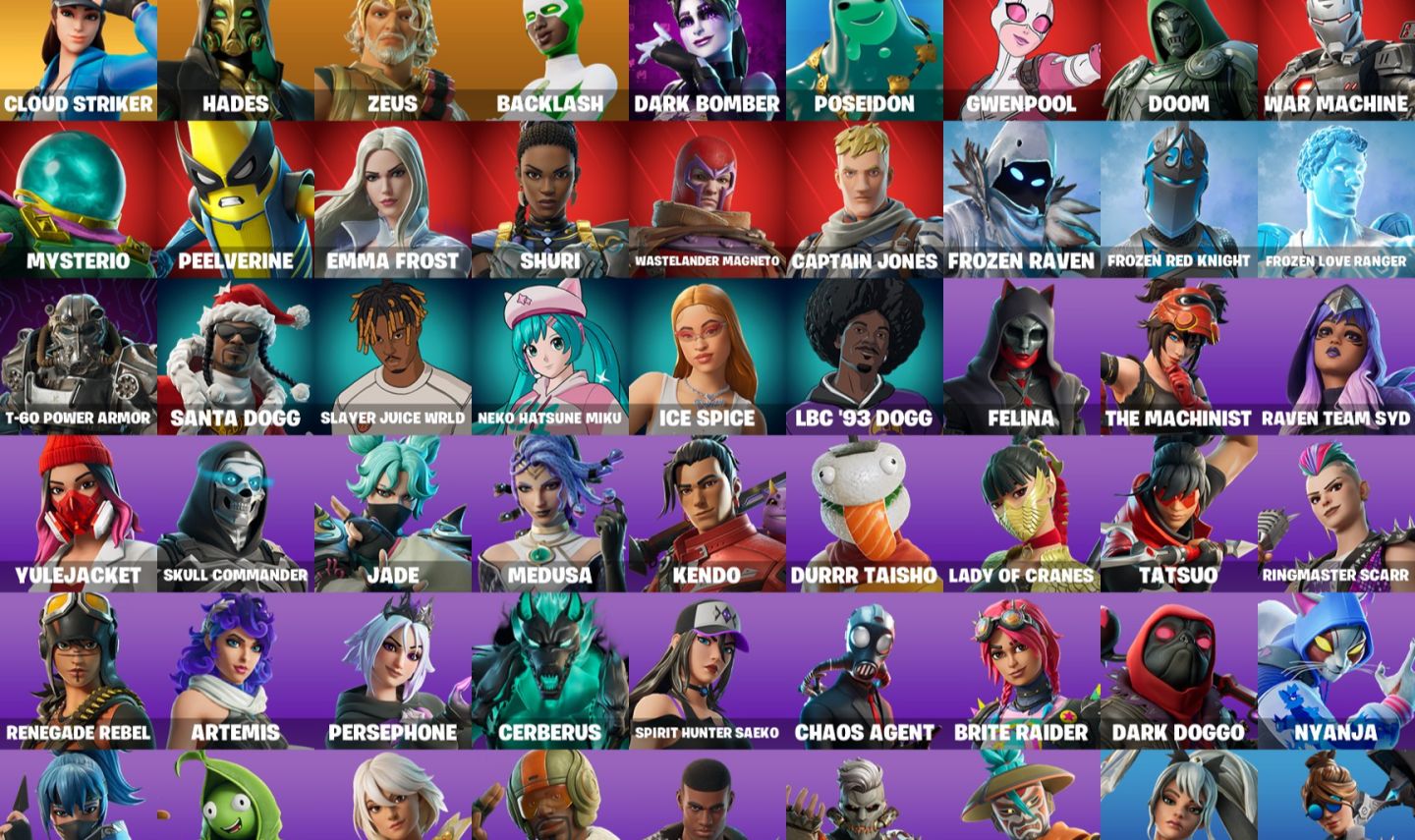 CONTA FORTNITE TRYHARD