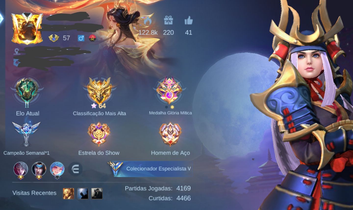 CONTA DE MOBILE LEGENDS COM SKINS E BORDAS QUE NÃO VOLTAM MAIS!!