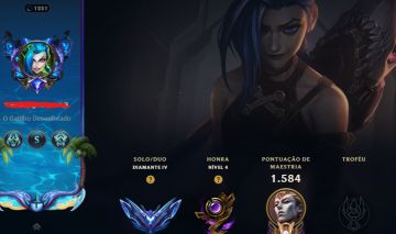 Conta LoL - Mono Zaahen Diamante IV (679 skins)
