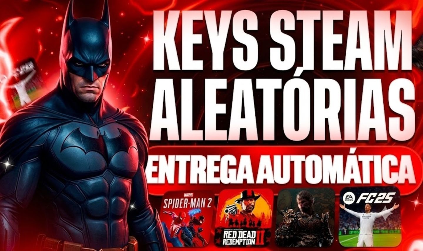 STEAM KEYS ALEATÓRIAS (ENTREGA AUTOMÁTICA!)