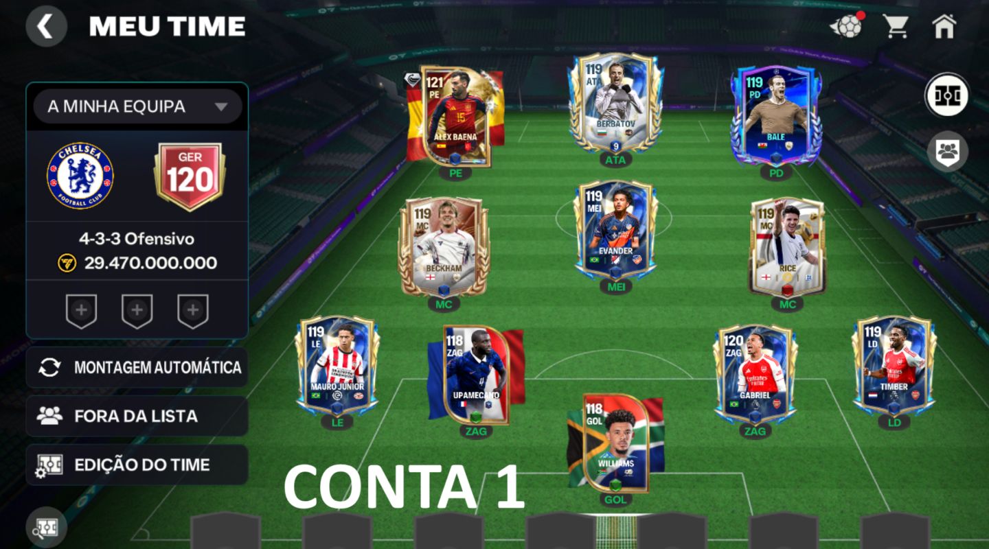 CONTAS DE EA FC BARATAS (FIFA MOBILE) - LOGIN CONTA EA