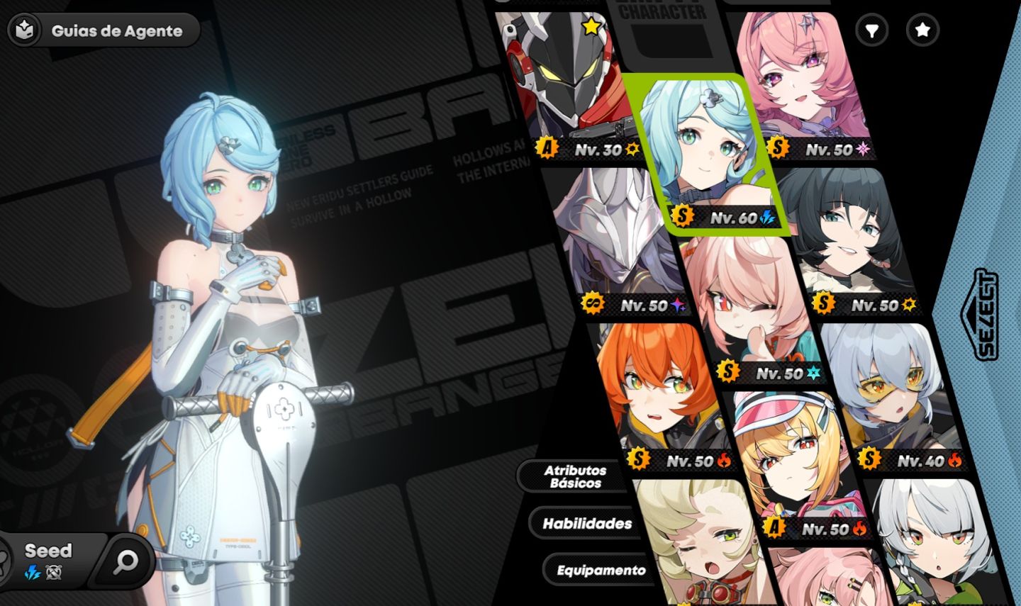 CONTA ZENLESS ZONE ZERO - Seed - Orphie & Magus - Remielle - Jane Doe