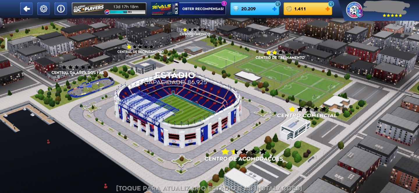 CONTA DE DREAM LEAGUE SOCCER 26 COM MUITOS DIAMANTES!!!