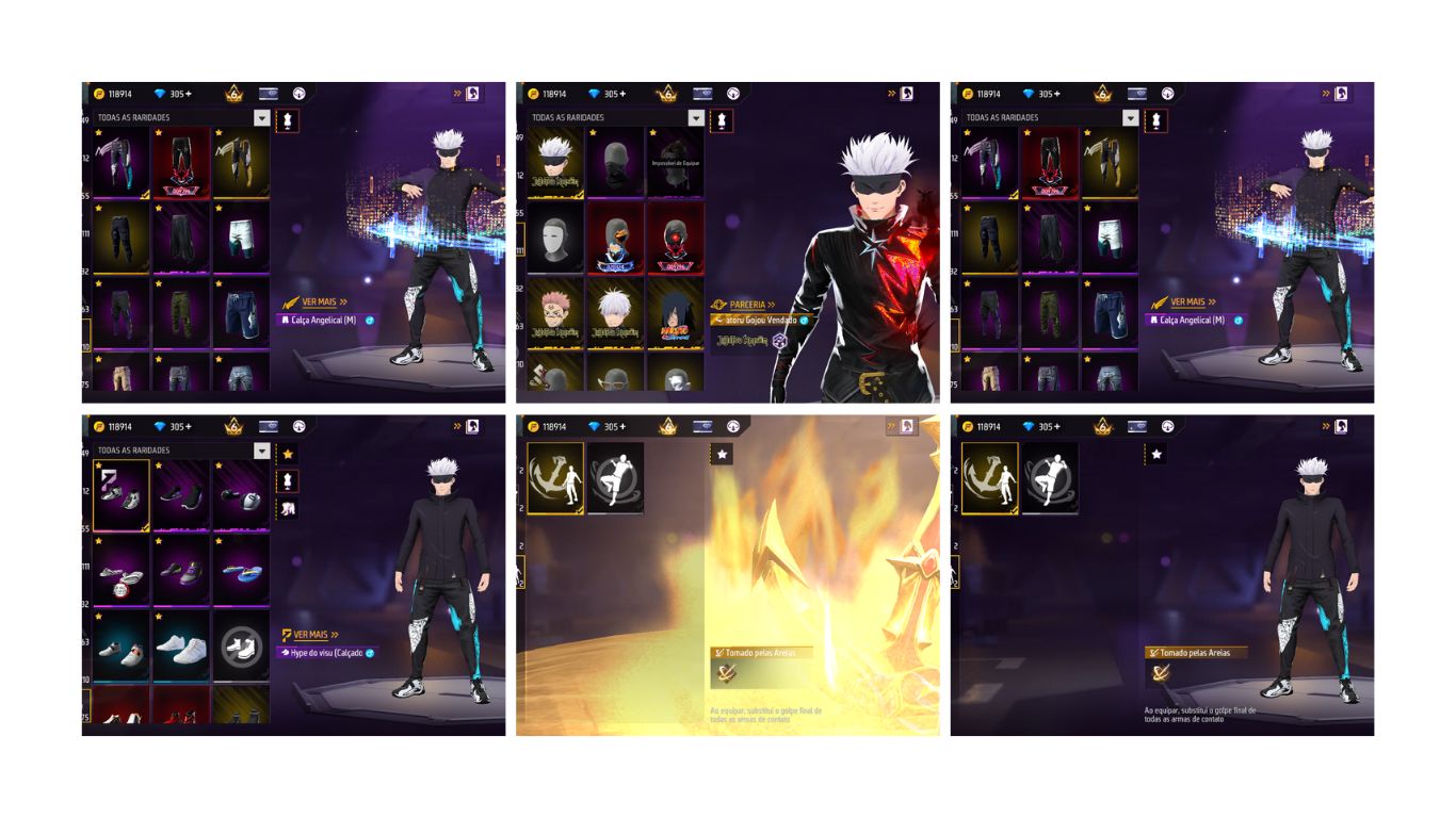 CONTA FF LVL 68 - PRIME 6 - 7 ANOS - ANGELICAL AZUL