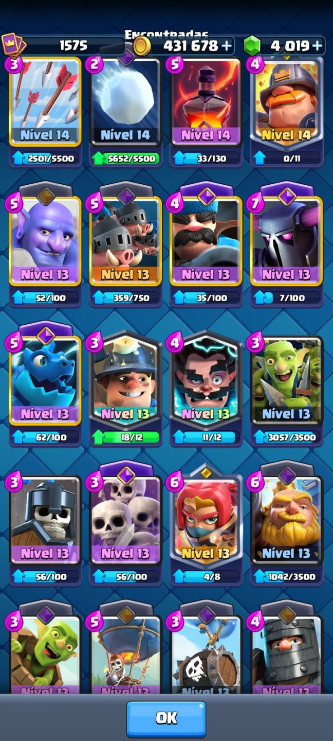 Conta Clash Royale 10k 122/122