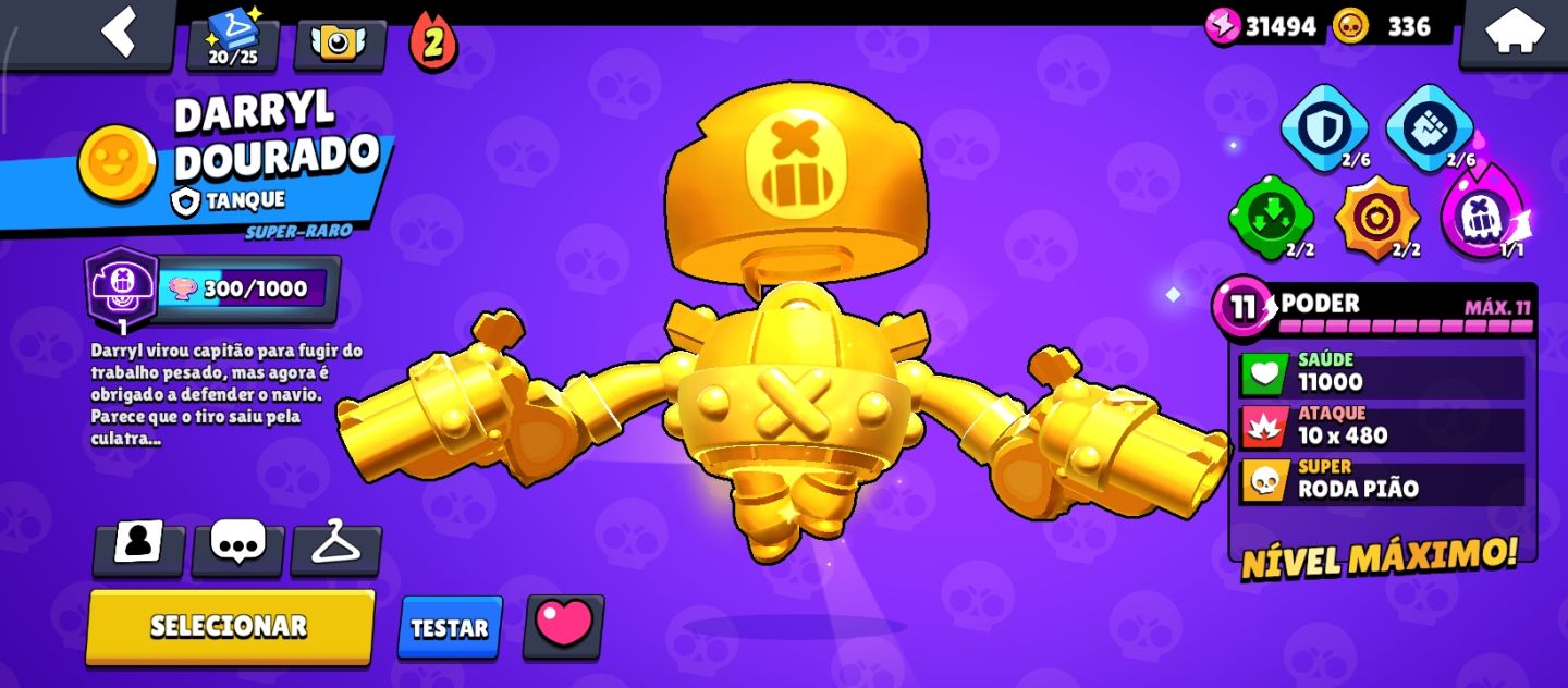 Conta de Brawl+Clash Royale