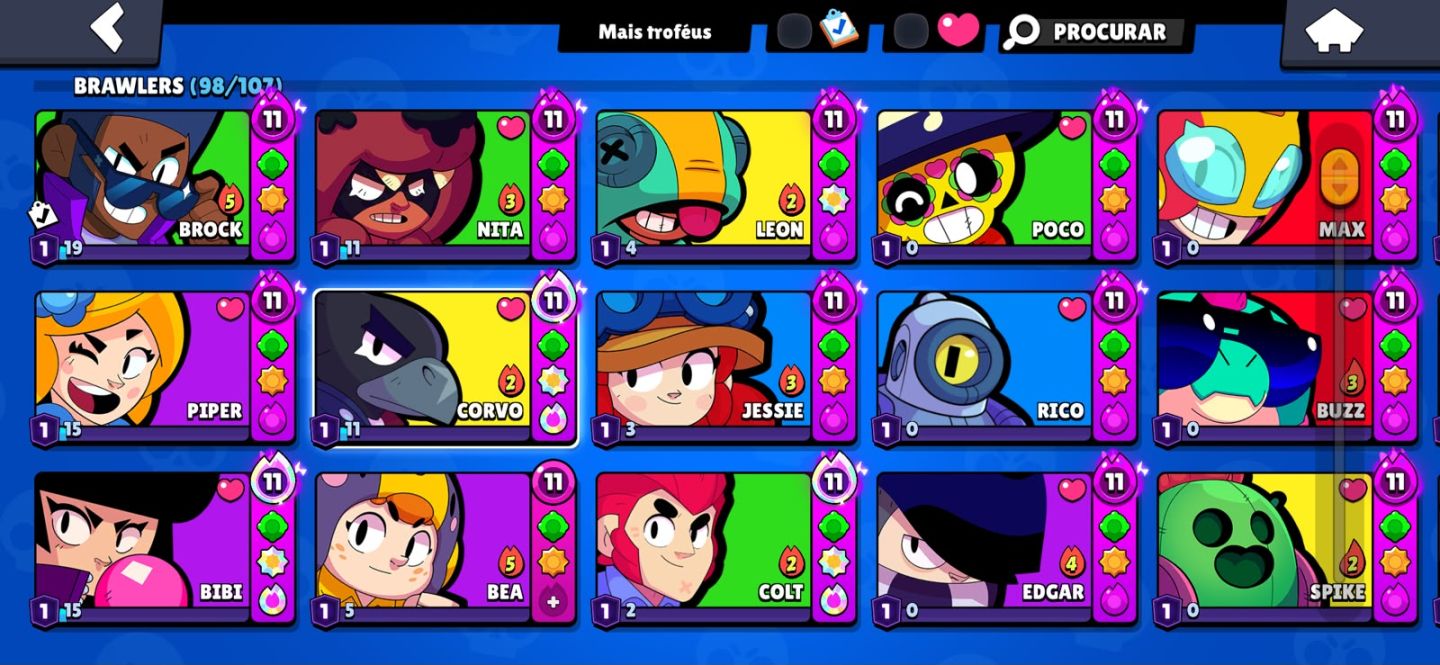 Conta brawl stars 40k+ troféus