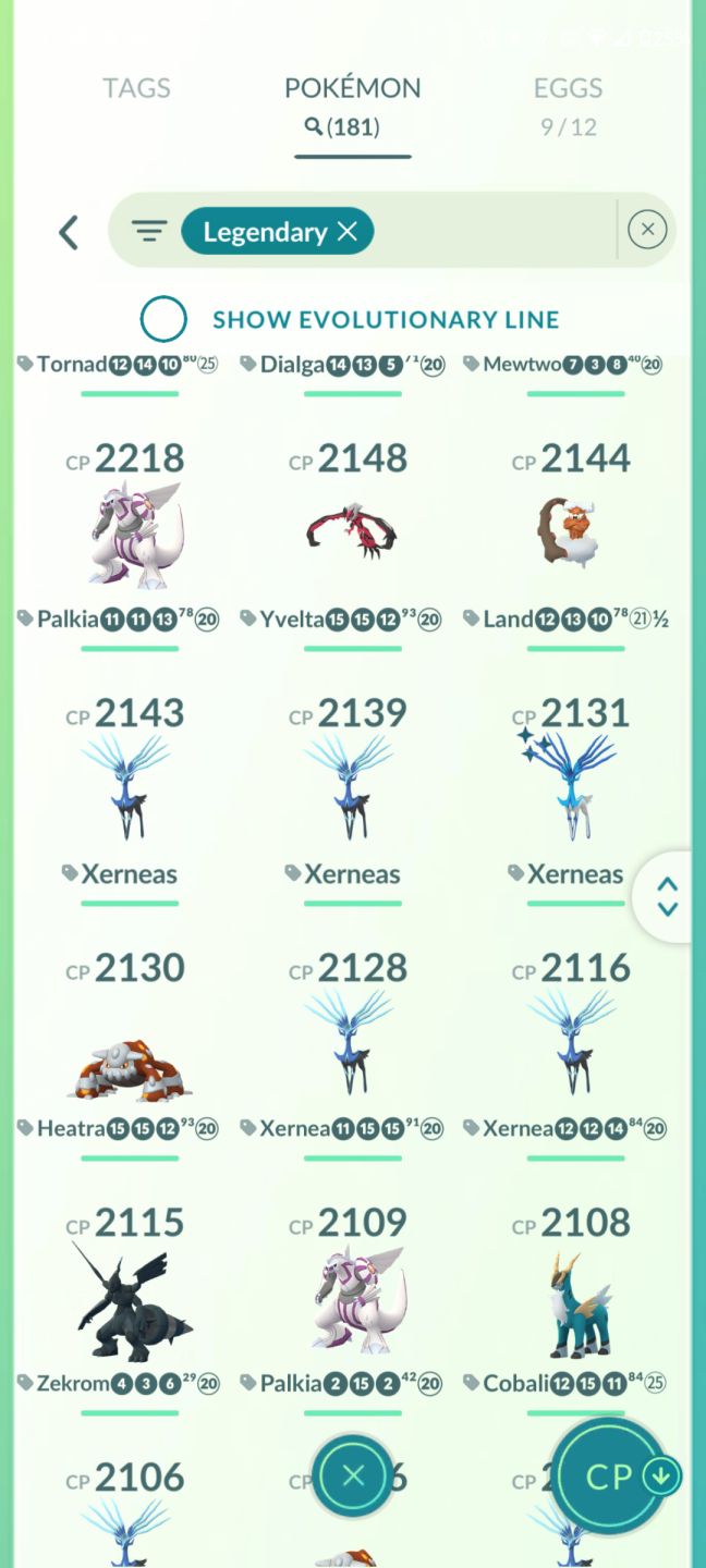 Conta de 2019 Pokemon go, recheada de lendario!