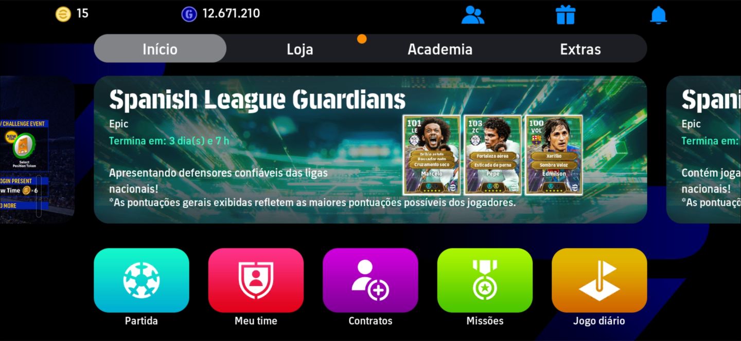 Conta Efootball Com 3186 de força e kagawa, forlan e raúl.