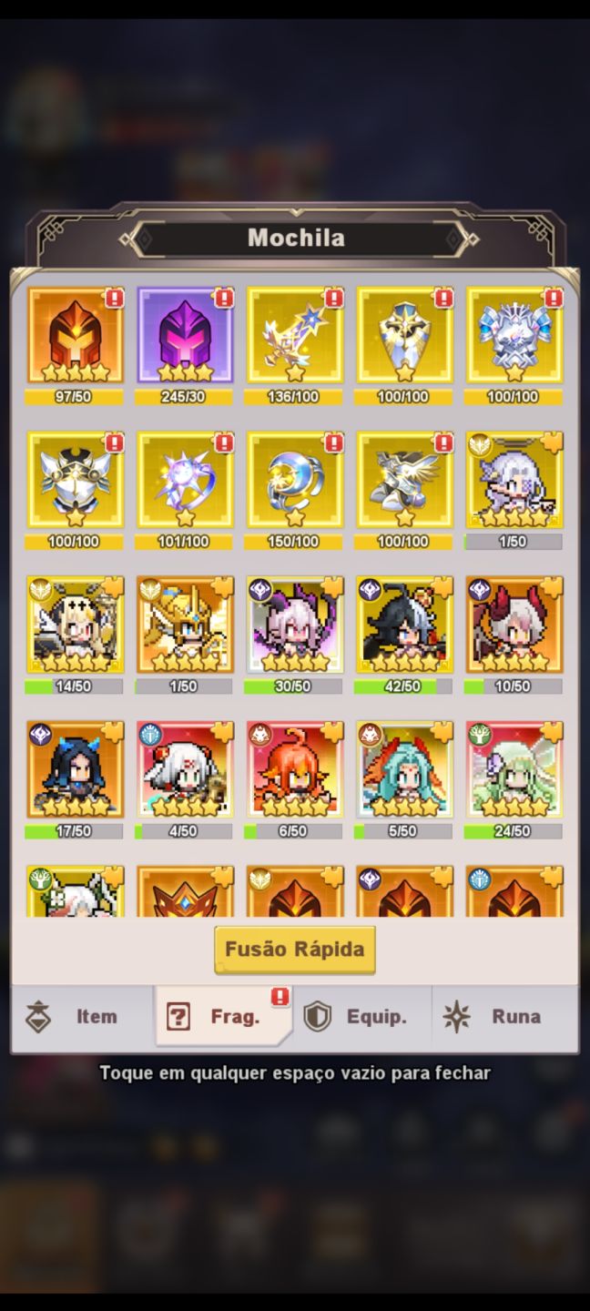 CONTA PIXEL HEROES TOP 6 FULL TODOS OS CONTEUDOS E BONECOS LIBERADOS E UPADOS!