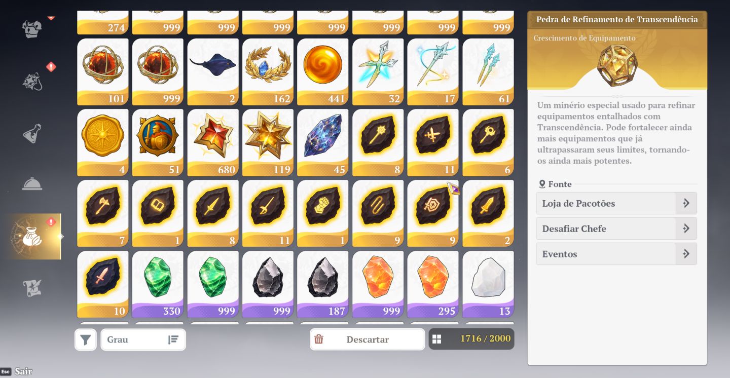 Conta Seven Deadly Sins Origin - Ban P10 e Eliza P10, skins e mais 33k gemas