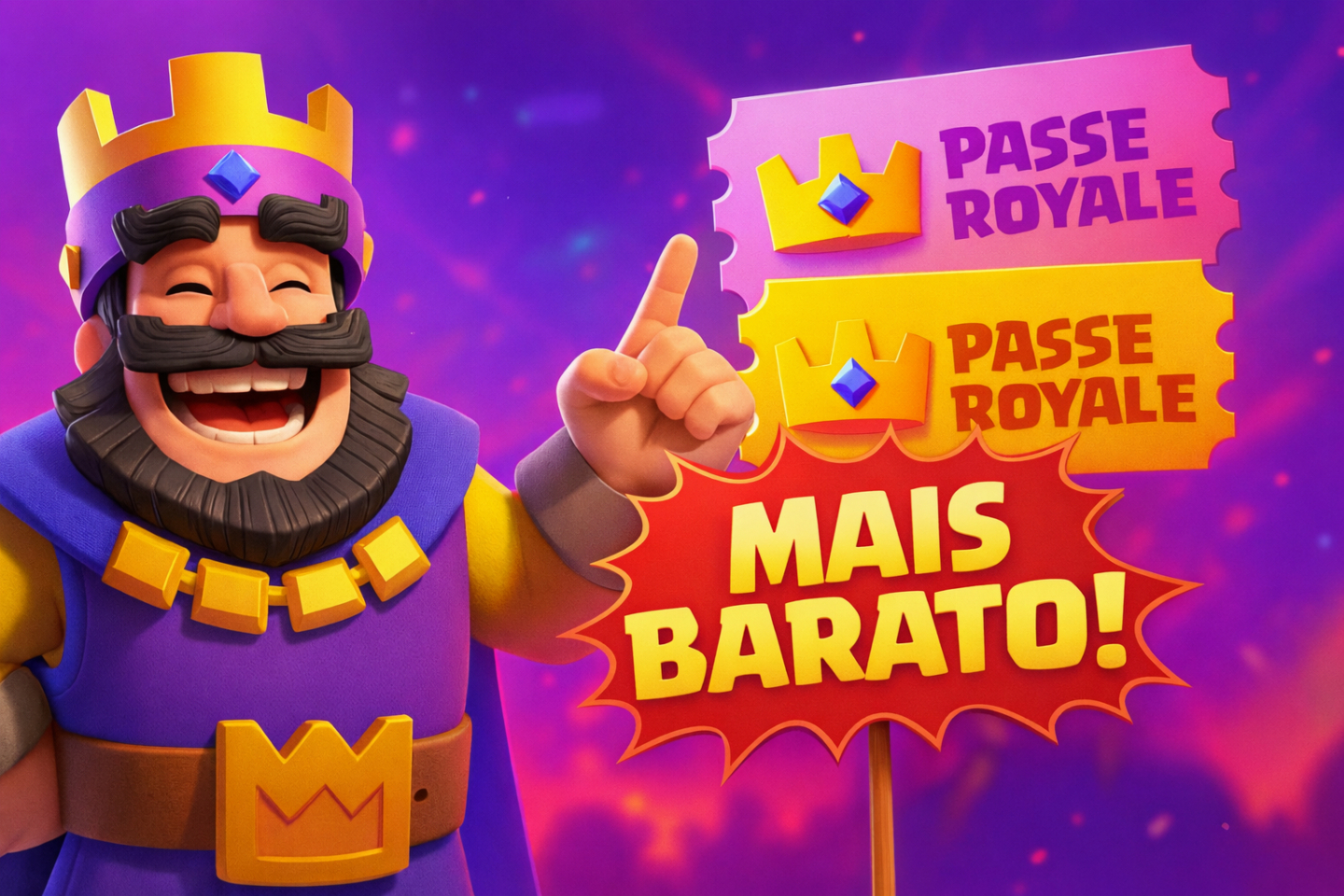 CLASH ROYALE PASSE DIAMANTE LEIA A DESCRIÇÃO
