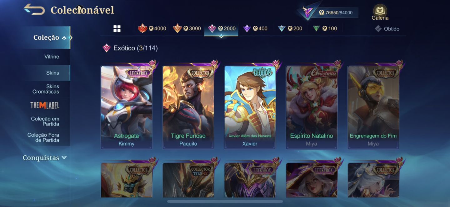 Conta com iori, leona, k dash, selena, alpha