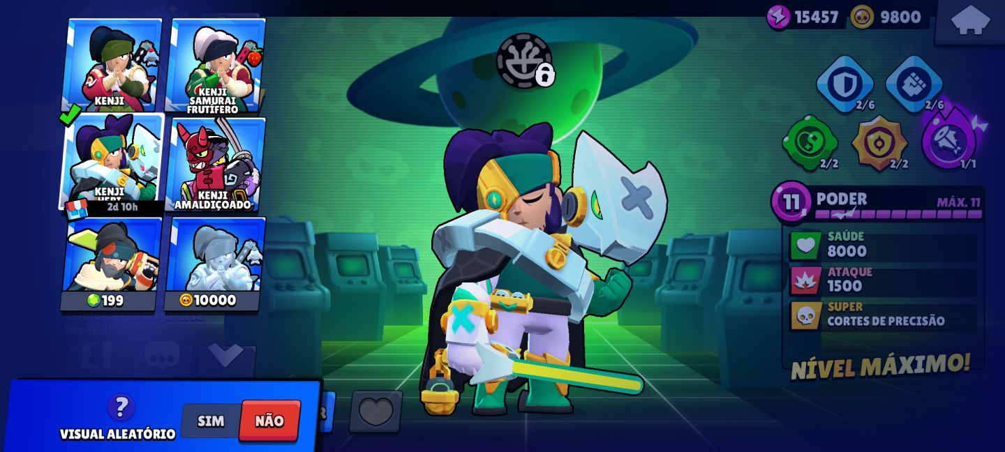 Conta de brawl stars 42k de troféus, desde 2019, várias skins