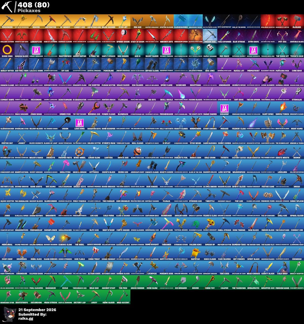 FORTNITE FULL ACESSO | 394 SKINS | IKONIK + GLOW + GOLD MIDAS | 239 DANÇAS |