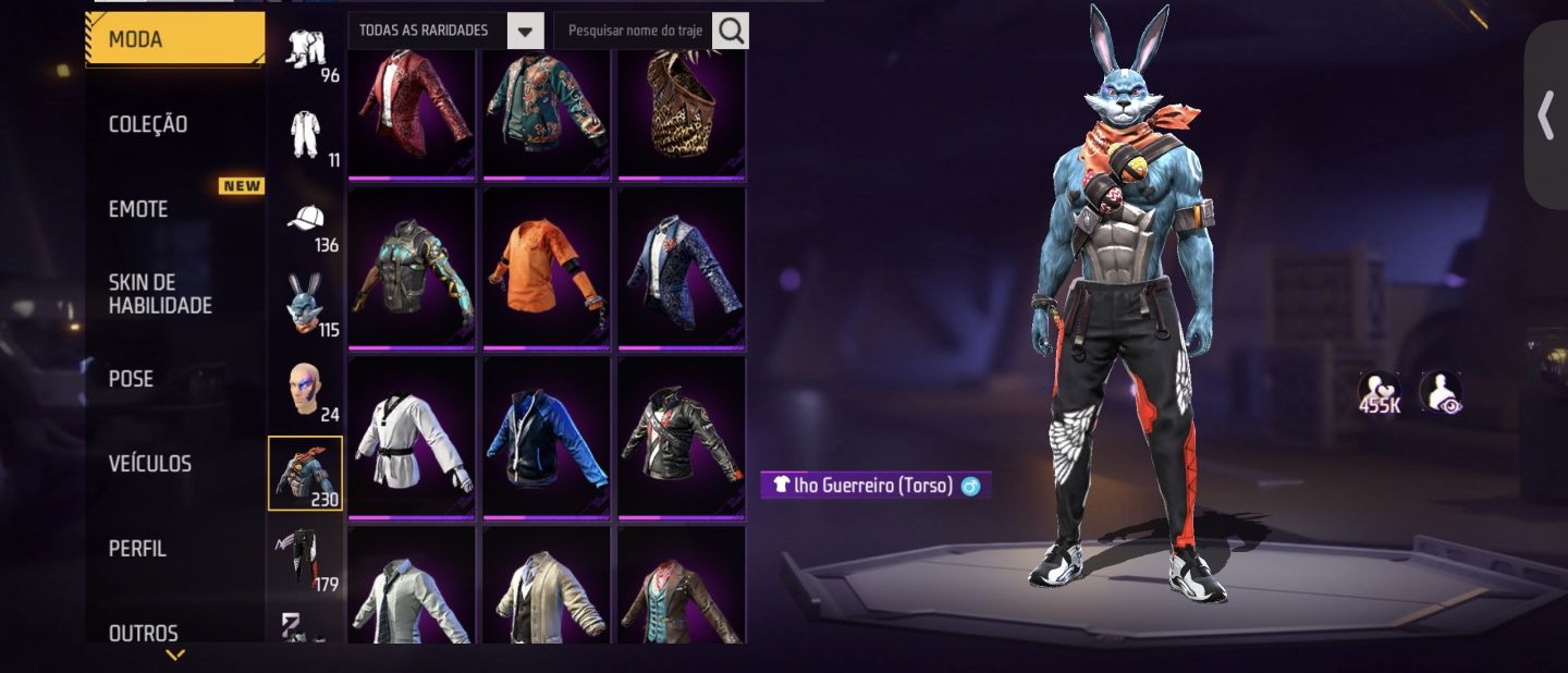 Conta De Free Fire lvl 60