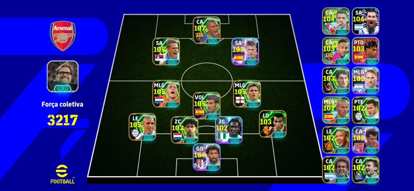 Conta de efootball