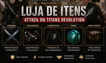 AOT Revolution | Itens Raros, Limitados e Baratos