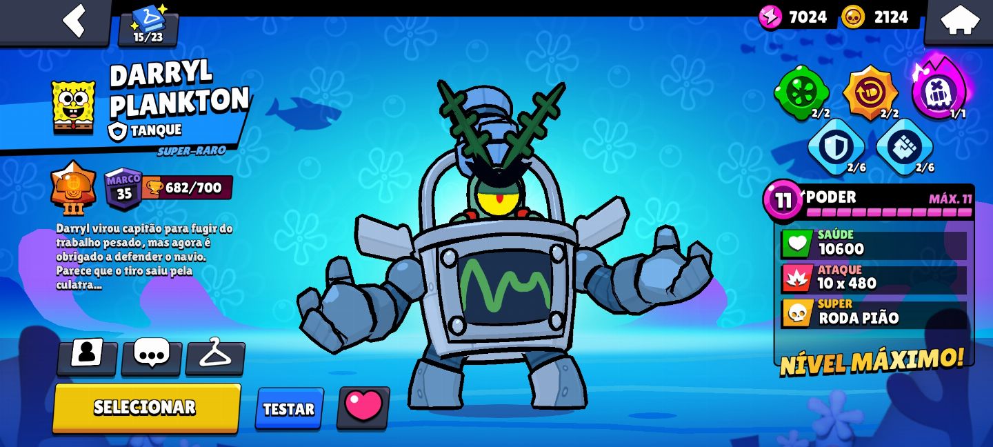 Conta brawl com chester espírito da mata!