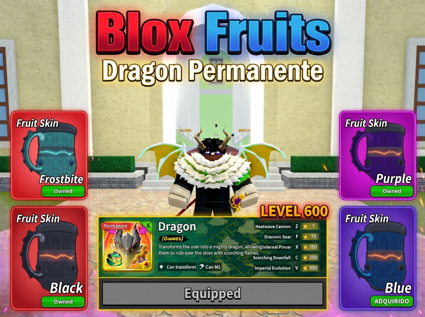 [PROMOÇÃO] CONTA ROBLOX DRAGON PERM + GamePass Segue na Descrição