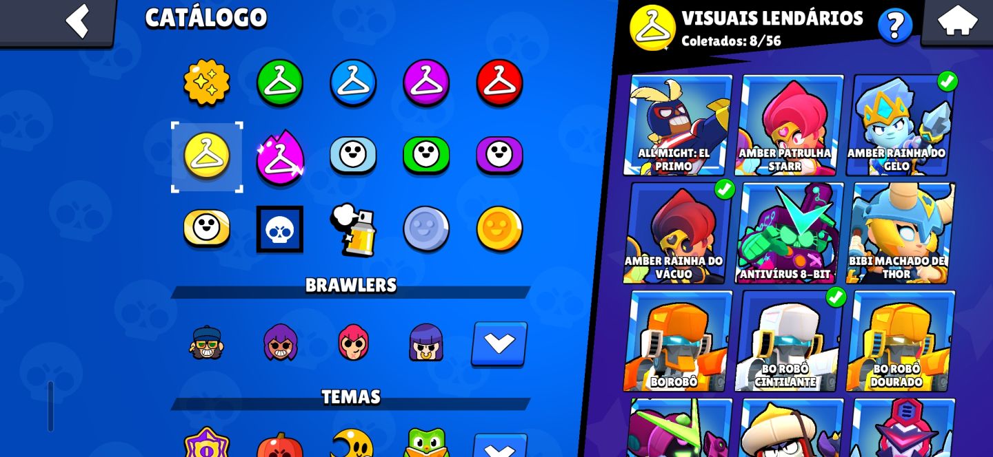 CONTA DE BRAWL STARS MUITO RARA!!!