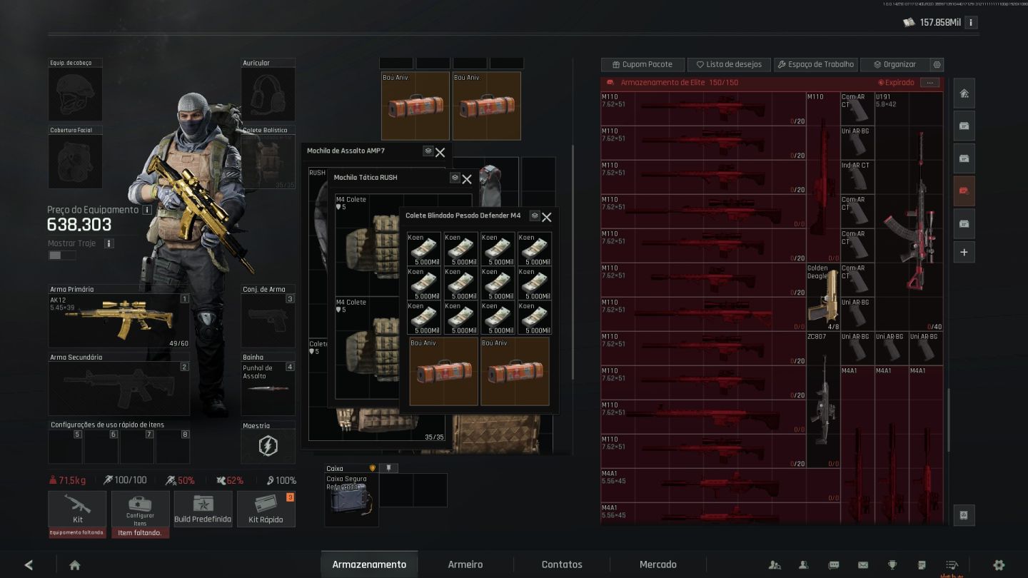 CONTA ARENA BREAKOUT: INFINITE (PC) | +270KK + 80 SKINS (CONTA+EMAIL)