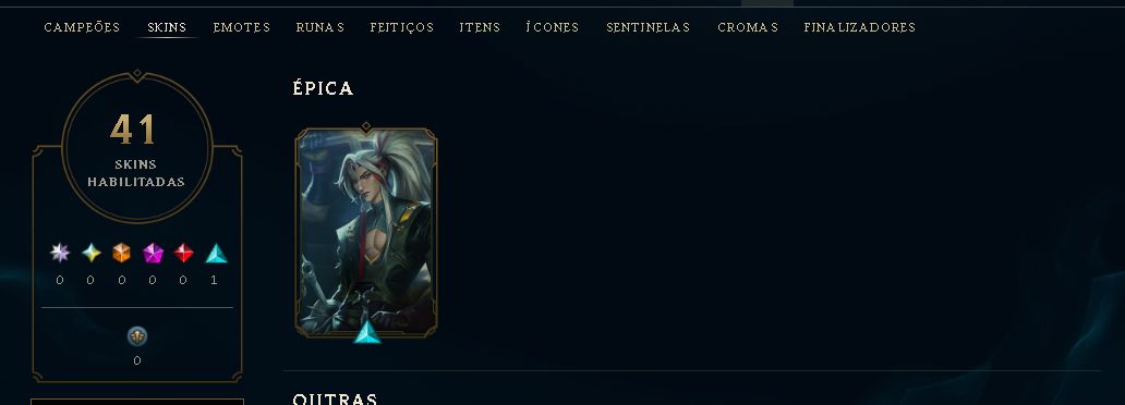 CONTA PLATINA ( APENAS ELO E MAIS NADA )
